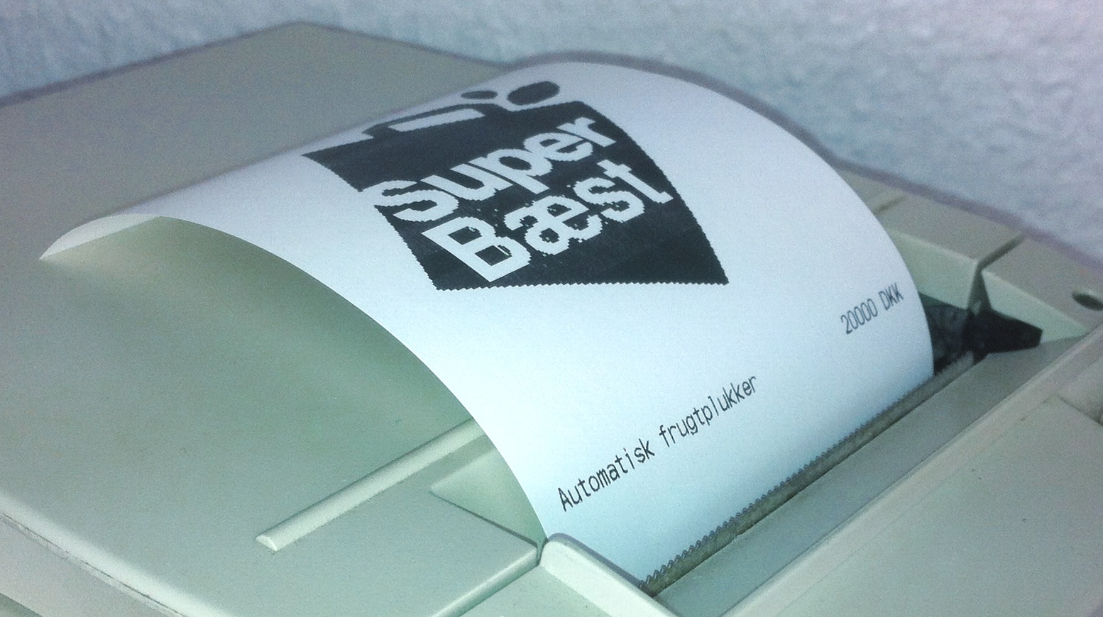 Receipt printet with pyPOSprinter